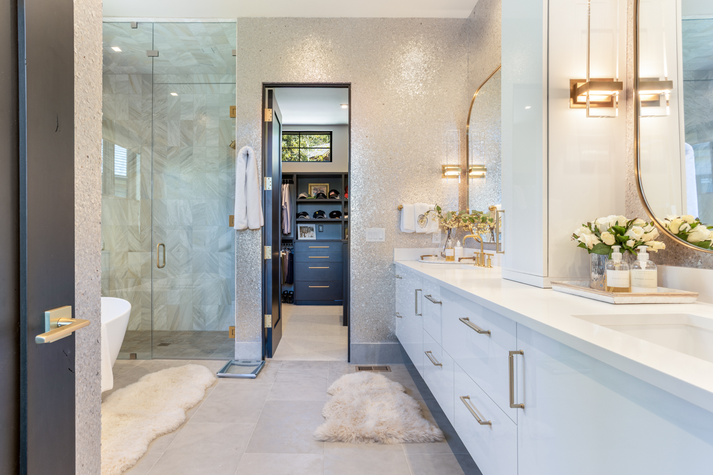 Primary bath and dressing area